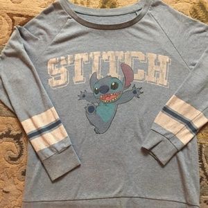 Worn Stitch Disneyland Wide-Neck Sweatshirt